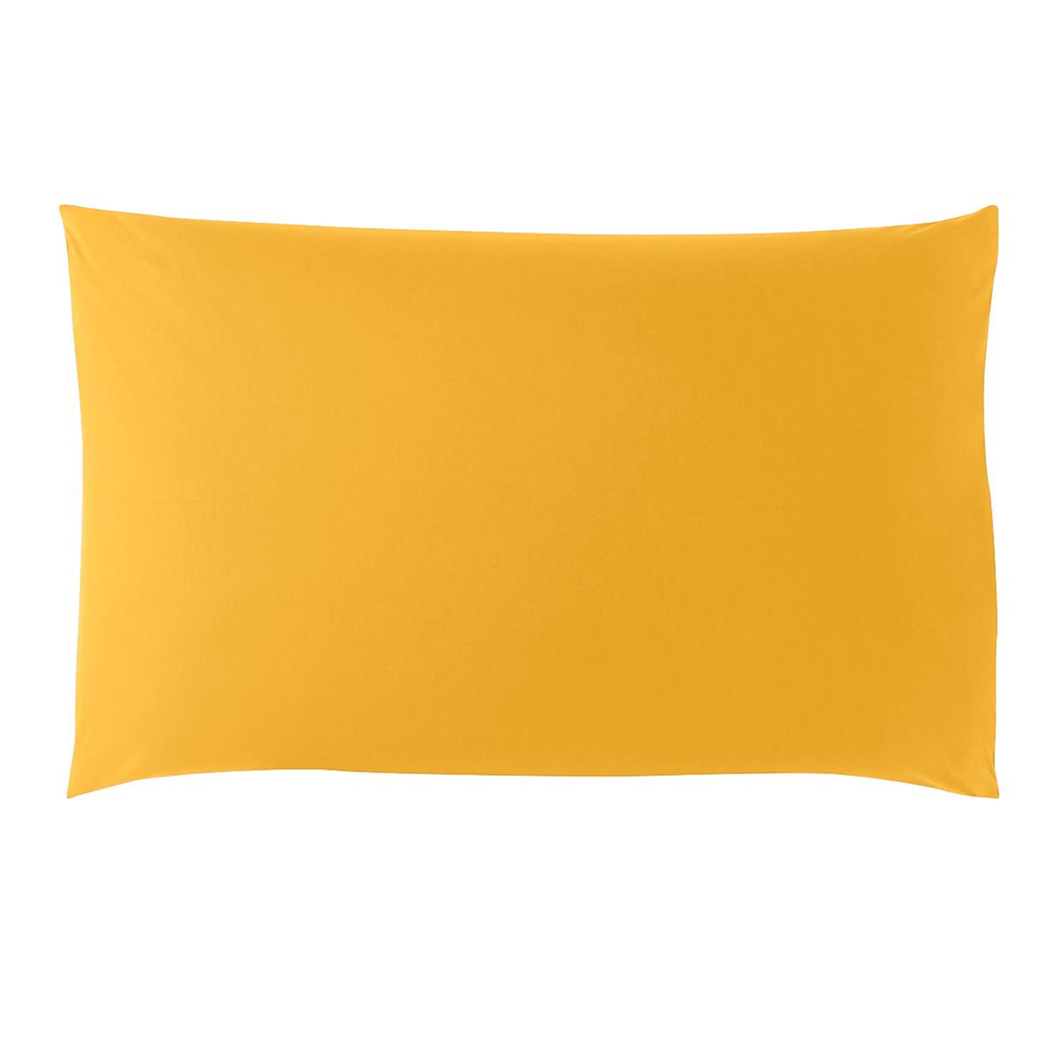 Voir la diapositive 2 : DODO Taie d'oreiller Studio Coton Jaune