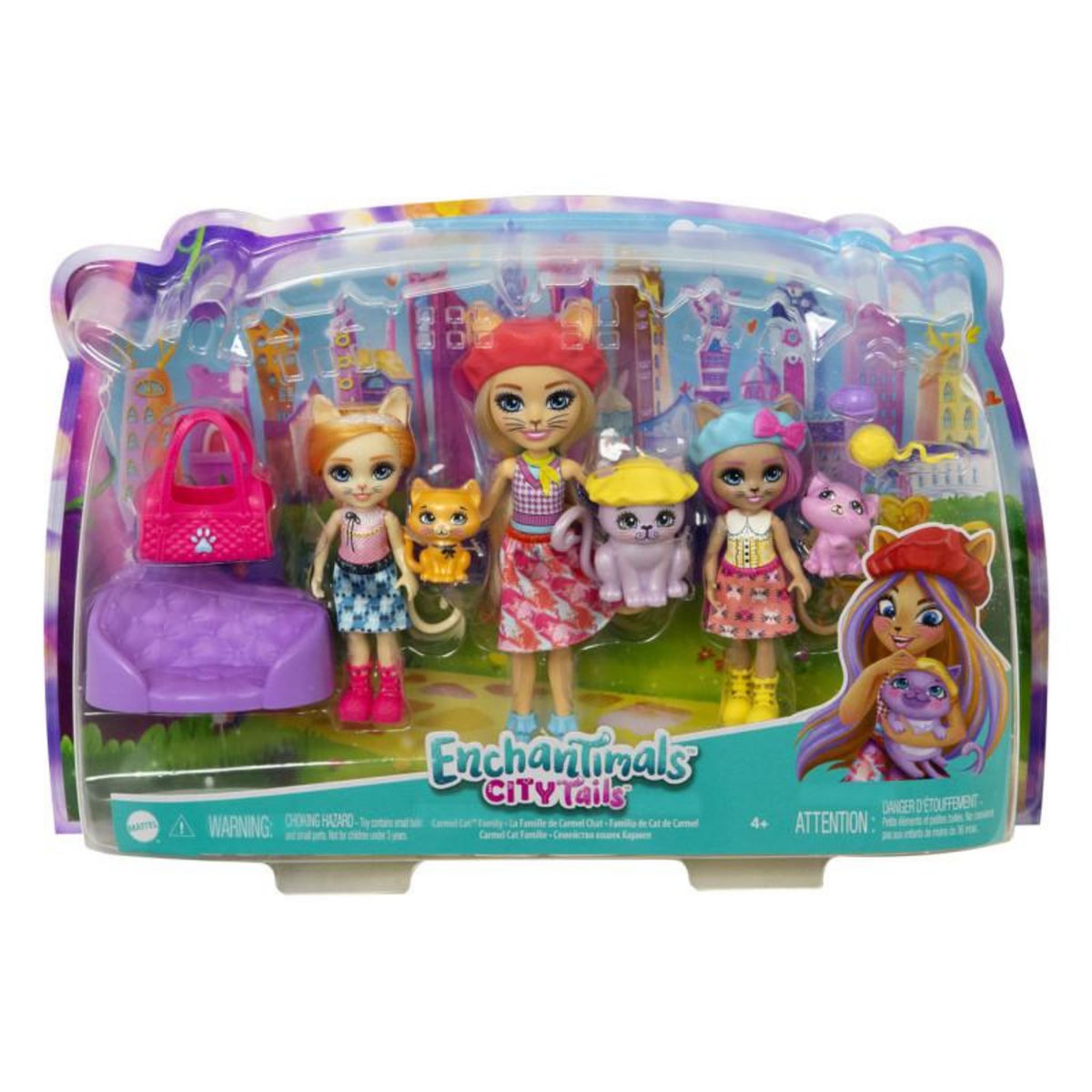 MATTEL Mattel - Enchantimals New Family Siamese Cats HHC11