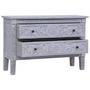 Voir la diapositive 2 : VIDAXL Buffet avec 2 tiroirs 90x30x60 cm Bois d'acajou massif