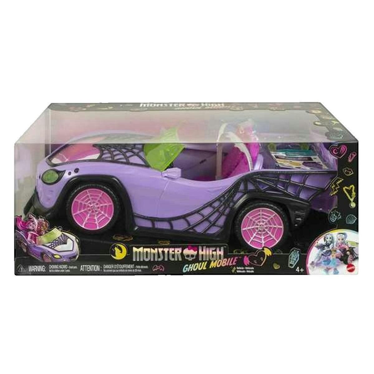 MATTEL Véhicule Cabriolet Monster High Mattel violet effrayant