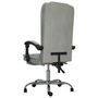 Voir la diapositive 5 : VIDAXL Fauteuil de massage inclinable de bureau Gris clair Velours