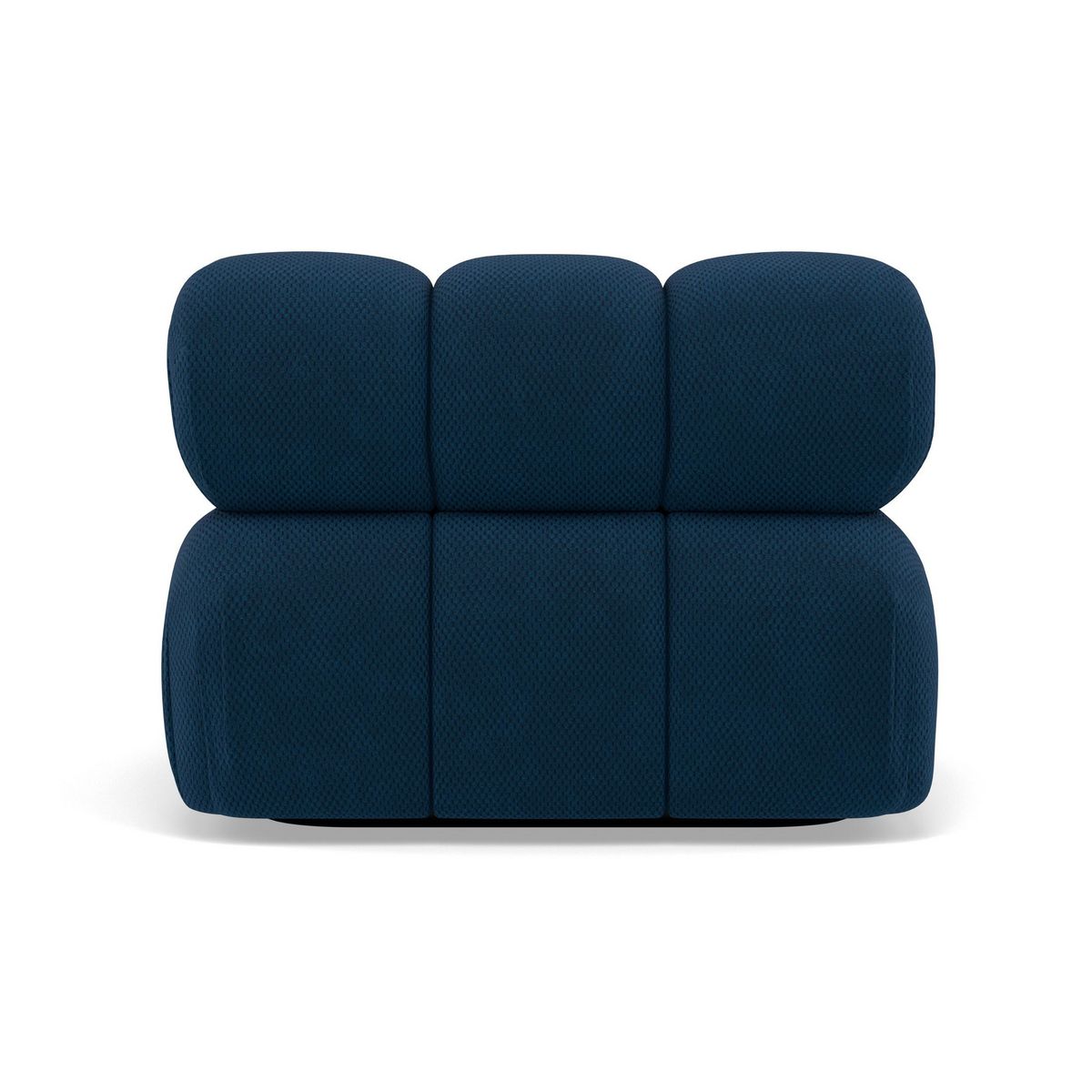 LISA DESIGN Ruby - module d'assise droit en velours texturé