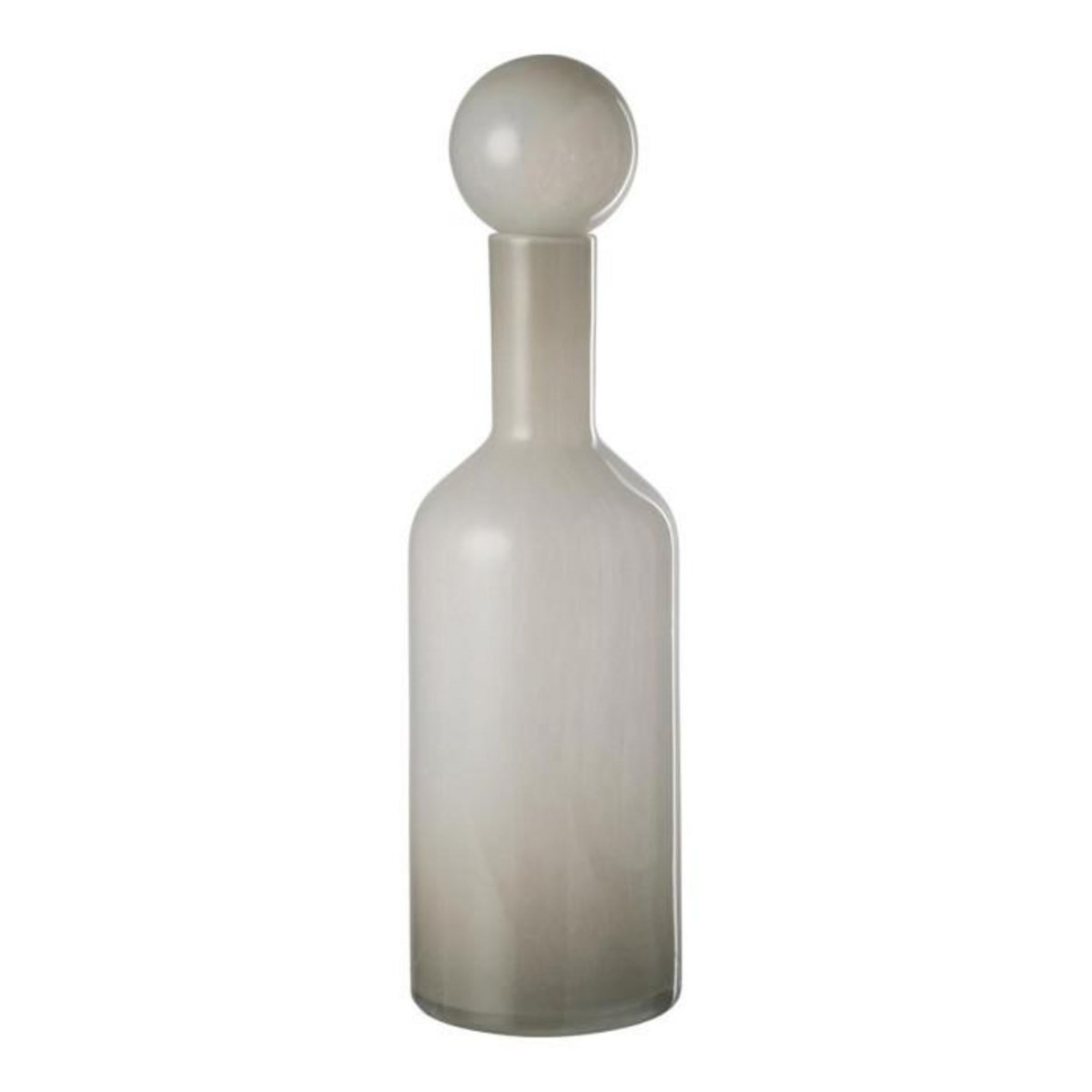 Paris Prix Vase Bouteille Bouchon en Verre  Doyle  46cm Gris