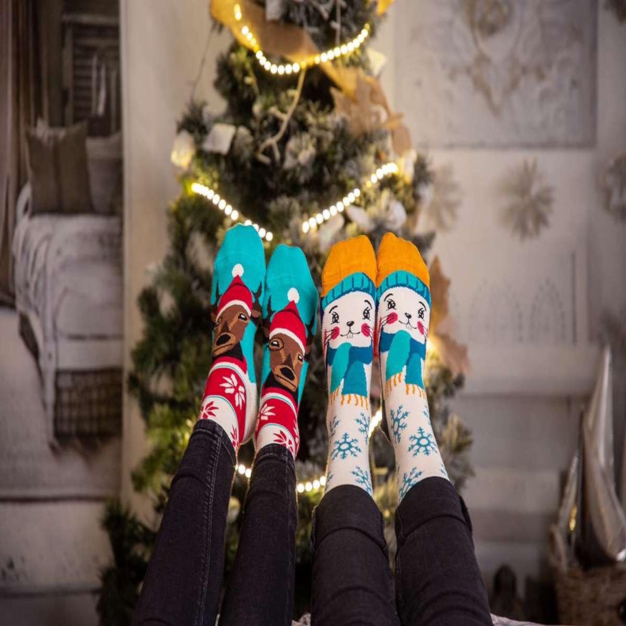 Voir la diapositive 5 : PIRIN HILL Chaussettes en bambou lapin