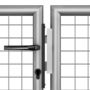 Voir la diapositive 4 : VIDAXL Porte de jardin Acier galvanise 306x200 cm Argente