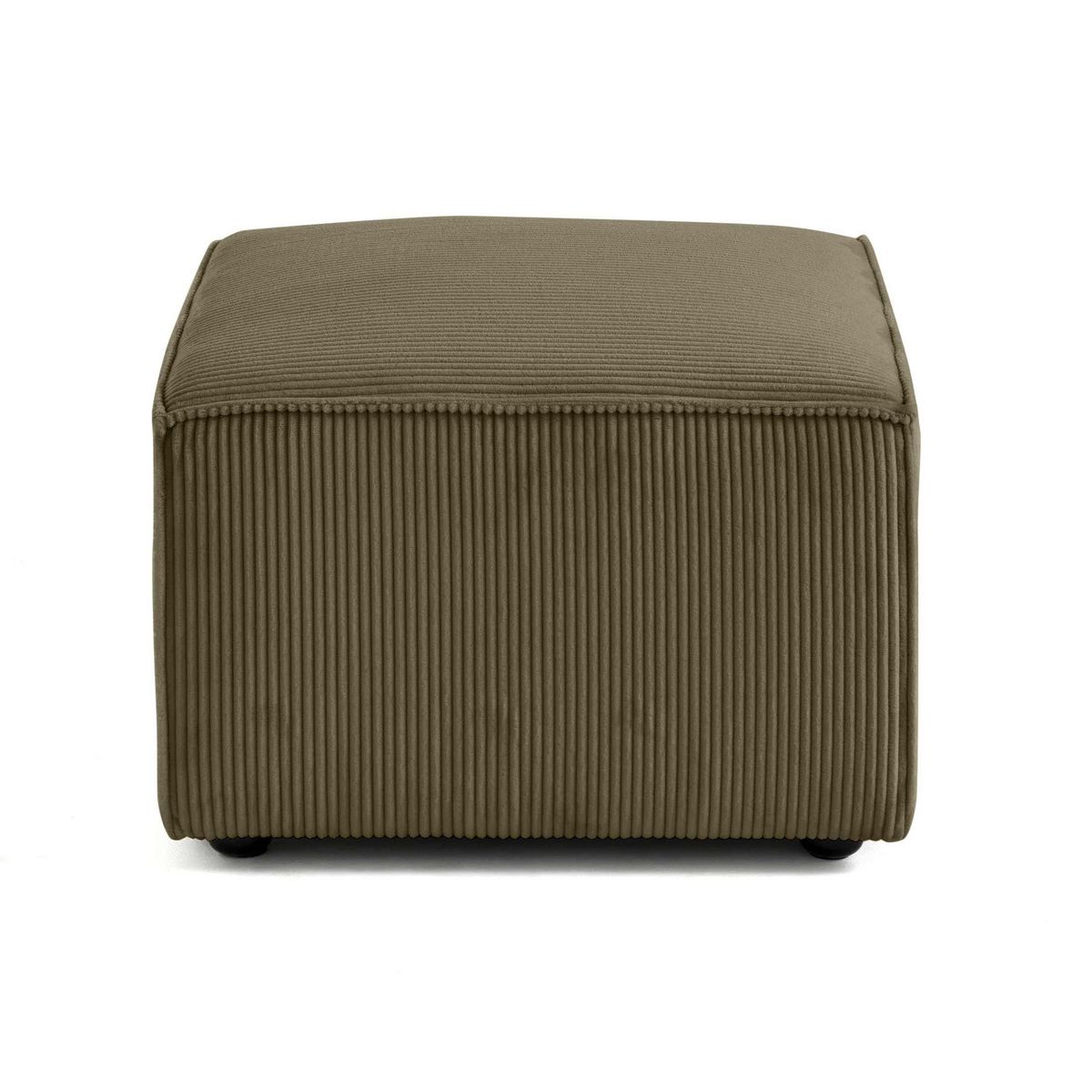 LISA DESIGN Arty - pouf d'appoint - en velours côtelé