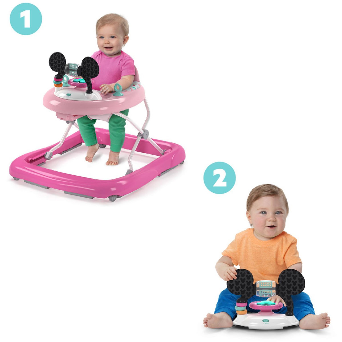 DISNEY BABY Trotteur et centre d'activités détachable