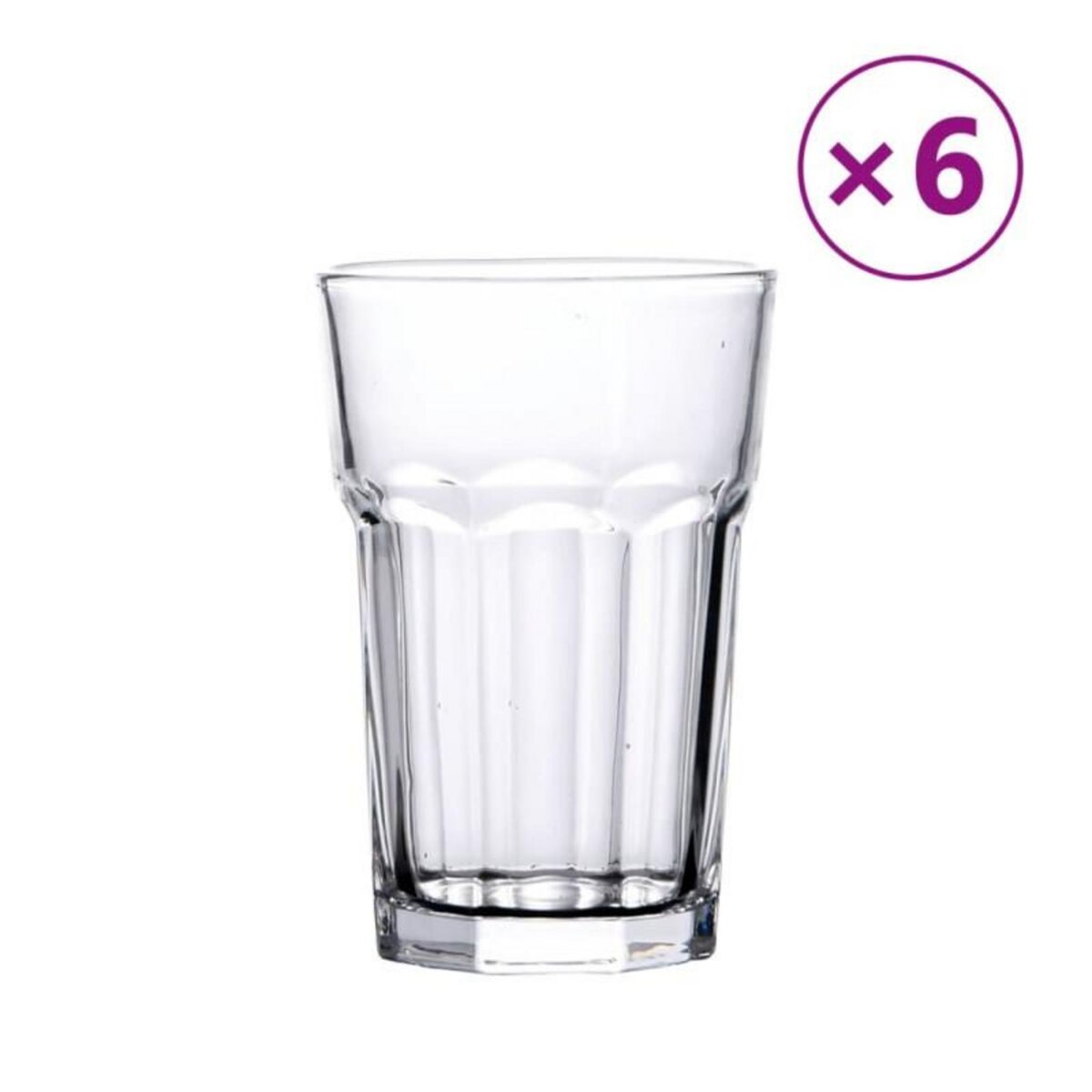 VIDAXL Verres à bière 6 pcs 415 ml