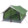 Voir la diapositive 2 : VIDAXL Tente de camping 2 personnes vert impermeable