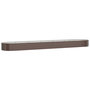 Voir la diapositive 1 : VIDAXL Lit sureleve de jardin Acier galvanise marron