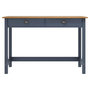 Voir la diapositive 2 : VIDAXL Table console Hill Range avec 2 tiroirs Gris 110x45x74 cm Pin