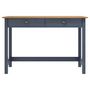 Voir la diapositive 2 : VIDAXL Table console Hill Range avec 2 tiroirs Gris 110x45x74 cm Pin