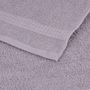 Voir la diapositive 6 : VIDAXL Serviettes de visage 4 pcs gris 30x30 cm 360 g m² 100% coton