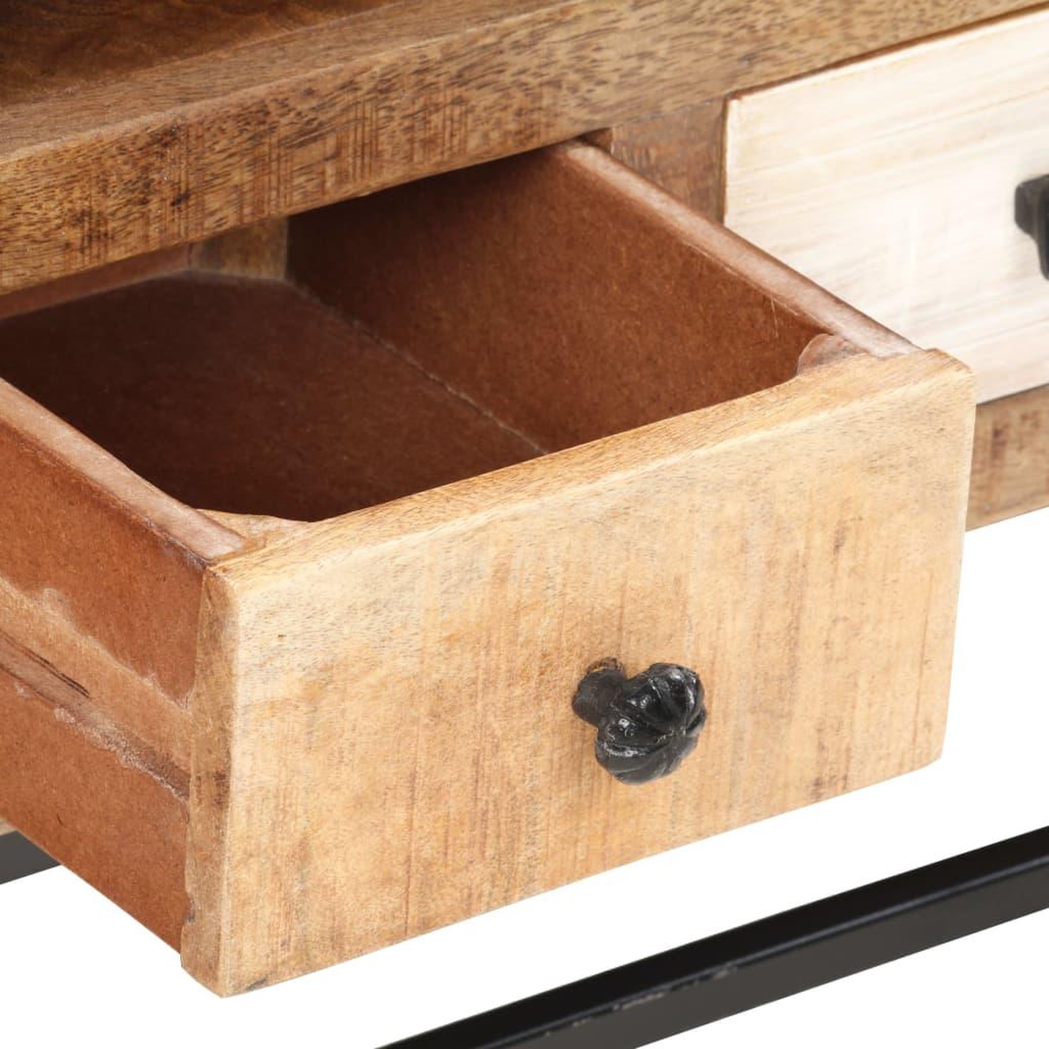 Voir la diapositive 5 : VIDAXL Meuble tv 120 x 30 x 40 cm bois de recuperation massif