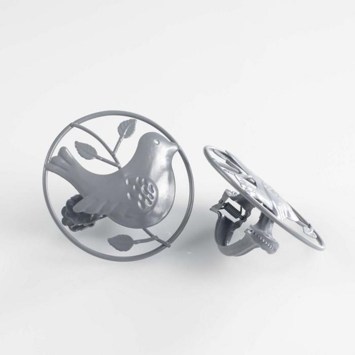 Paris Prix Lot de 2 Embrasses de Rideau  Passero  8cm Gris