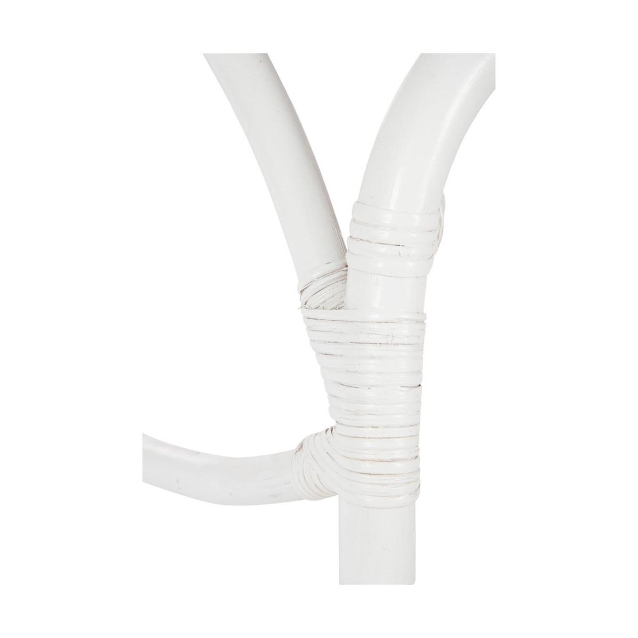 Voir la diapositive 6 : J-LINE Fauteuil à Bascule en Rotin  Washington  93cm Blanc