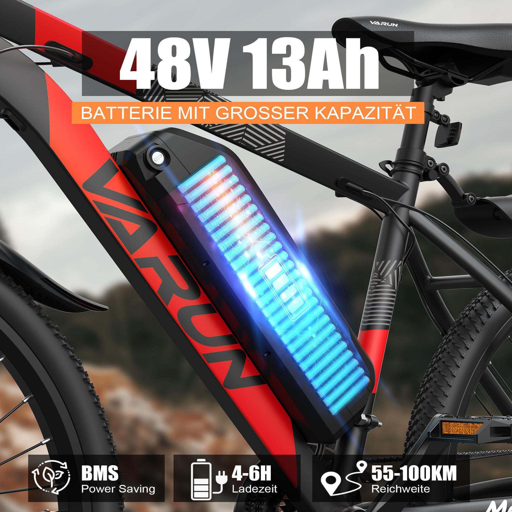 Voir la diapositive 5 : VARUN Vélo électrique varun m27-1 pro