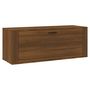 Voir la diapositive 2 : VIDAXL Armoire a chaussures murale Chene marron 100x35x38 cm