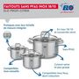 Voir la diapositive 3 : ELO Ensemble de 2 Poêles de cuisson 28 et 32 cm et 3 faitouts 12, 16 et 20 cm Elo Profi Citrin