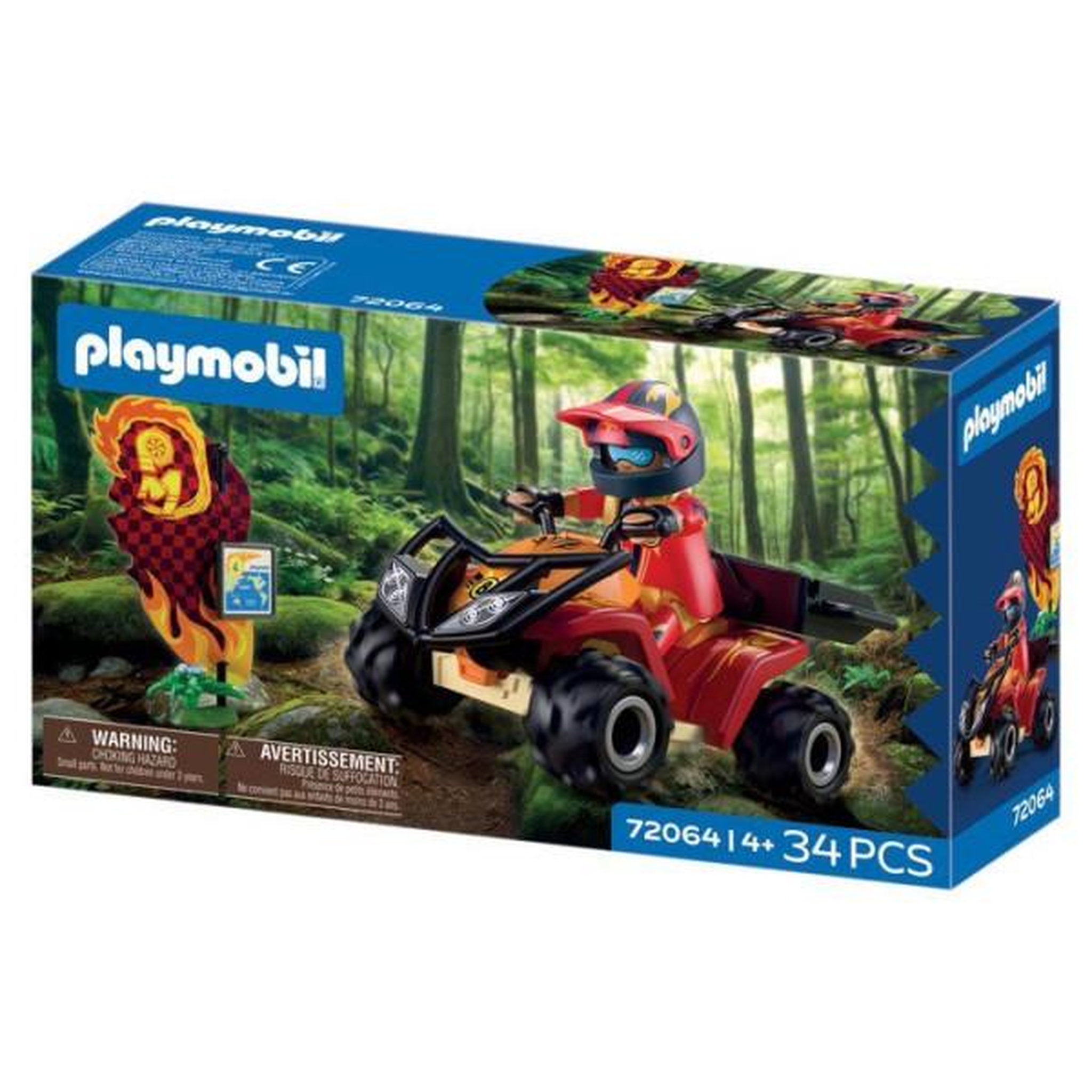 Voir la diapositive 6 : PLAYMOBIL Playmobil 72064 Quad tout-terrain
