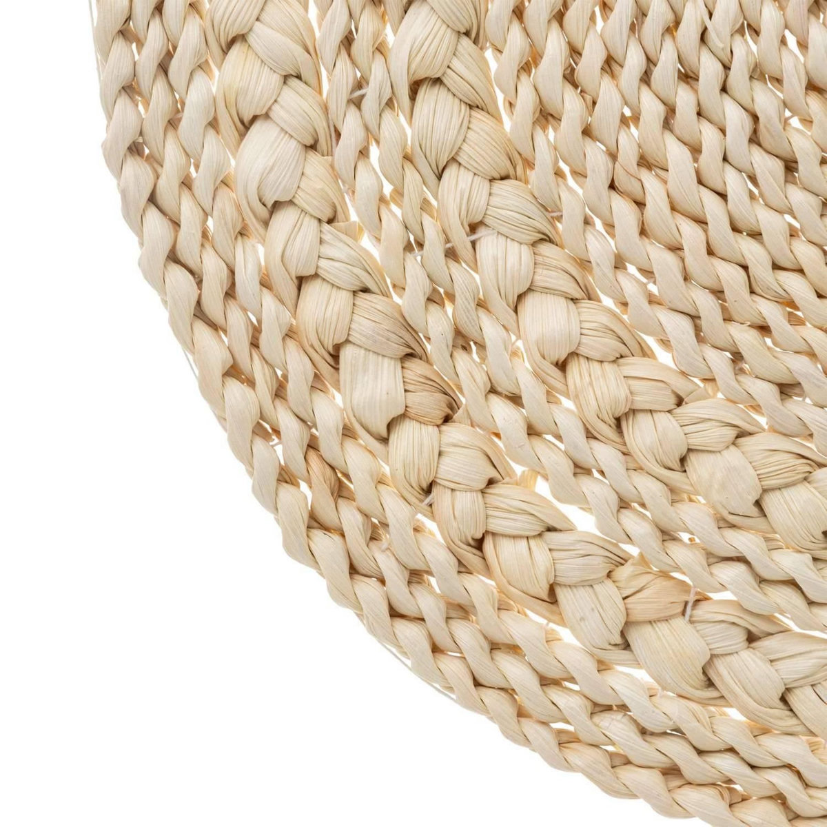 SECRET DE GOURMET Lot de 6 sets de table rond Escambia - Diam 38 cm - Beige