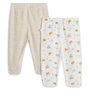 Voir la diapositive 2 : INEXTENSO Lot de 2 pantalons velours de naissance renards bébé