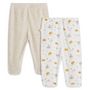 Voir la diapositive 2 : INEXTENSO Lot de 2 pantalons velours de naissance renards bébé