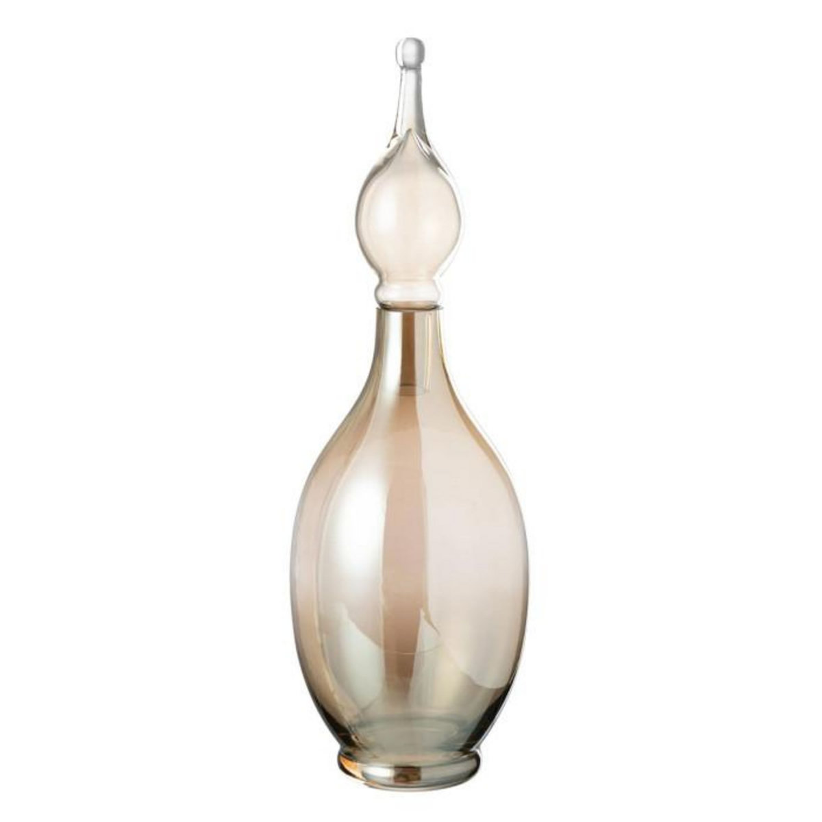 Paris Prix Vase Bouchon Fiole en Verre  Jo  53cm Beige