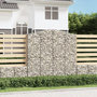 Voir la diapositive 1 : VIDAXL Paniers a gabions arques 4 pcs 200x50x200/220 cm Fer galvanise