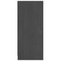 Voir la diapositive 6 : VIDAXL Buffet Gris 70x33x76 cm Bois massif de pin