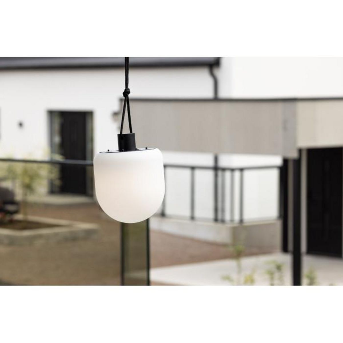 Paris Prix Lampe Suspension d'Extérieur à LED  Colie  21cm Noir