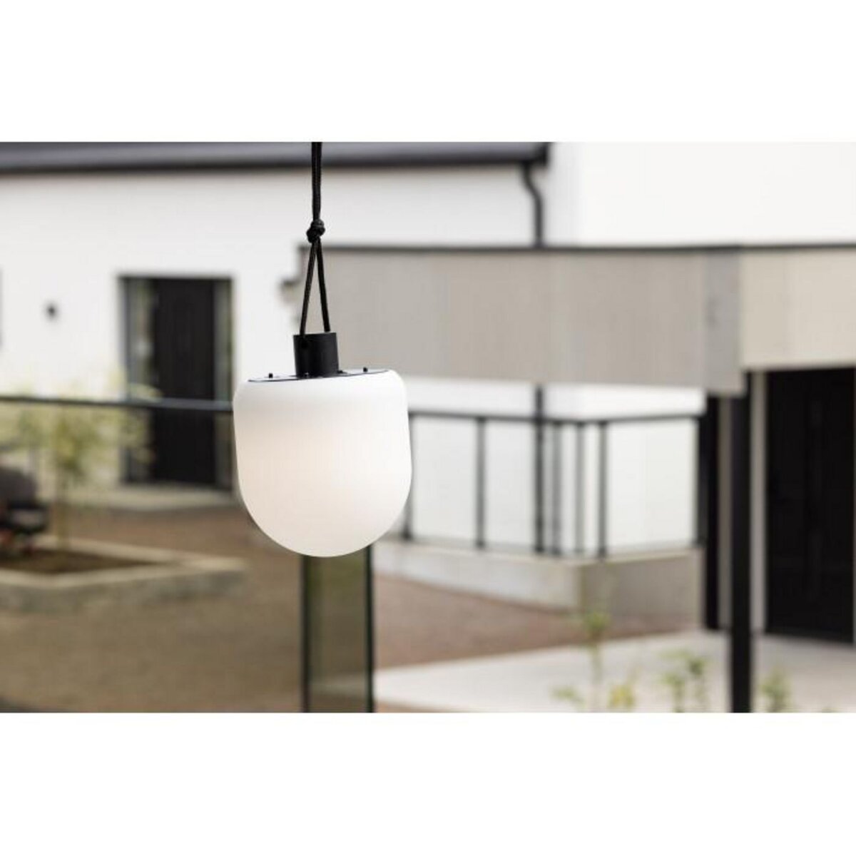 Paris Prix Lampe Suspension d'Extérieur à LED  Colie  21cm Noir