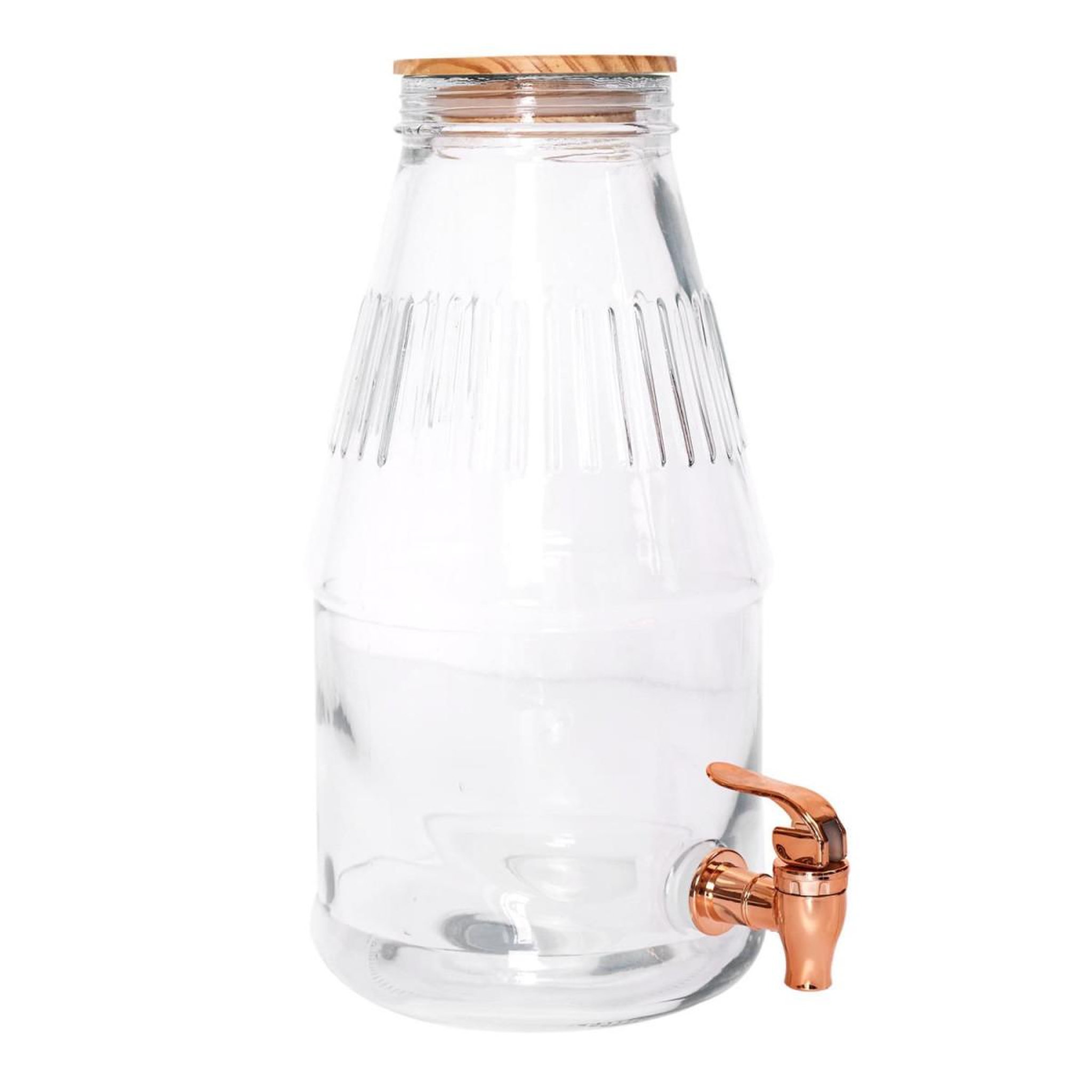 Voir la diapositive 2 : The Home Deco Factory Fontaine à Boisson  Couvercle  3,8L Transparent