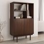 Voir la diapositive 3 : IDIMEX Buffet haut SIMONA H 133 cm en bois massif