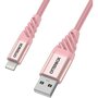 Otterbox Câble Lightning vers USB 1m rose Renforce