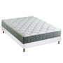 Voir la diapositive 1 : IDLITERIE Ensemble + matelas Ressort 7 zones Face Hiver/Eté différente HYGGE Fabriqué en France