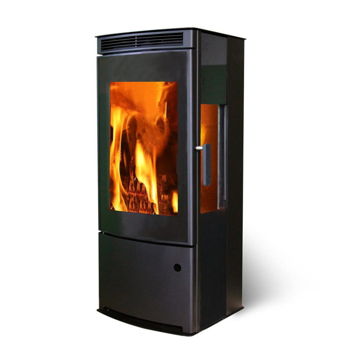 Supra Poêle à bois ANAYA TRI VISION acier - vertical - 9kW - 45,8 x 105,5 x 43,8 cm