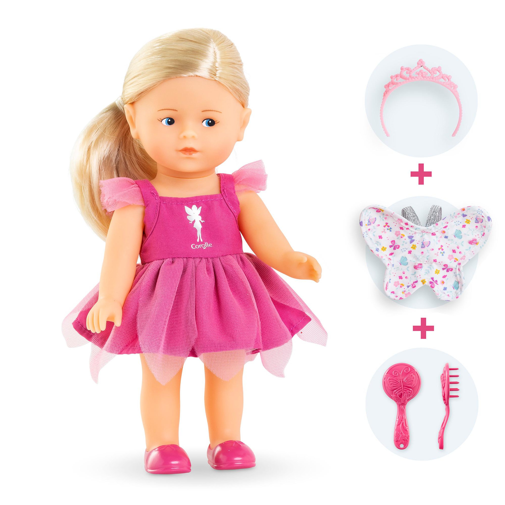 Corolle Coffret Poupée Mini Corolline Rosy Fée