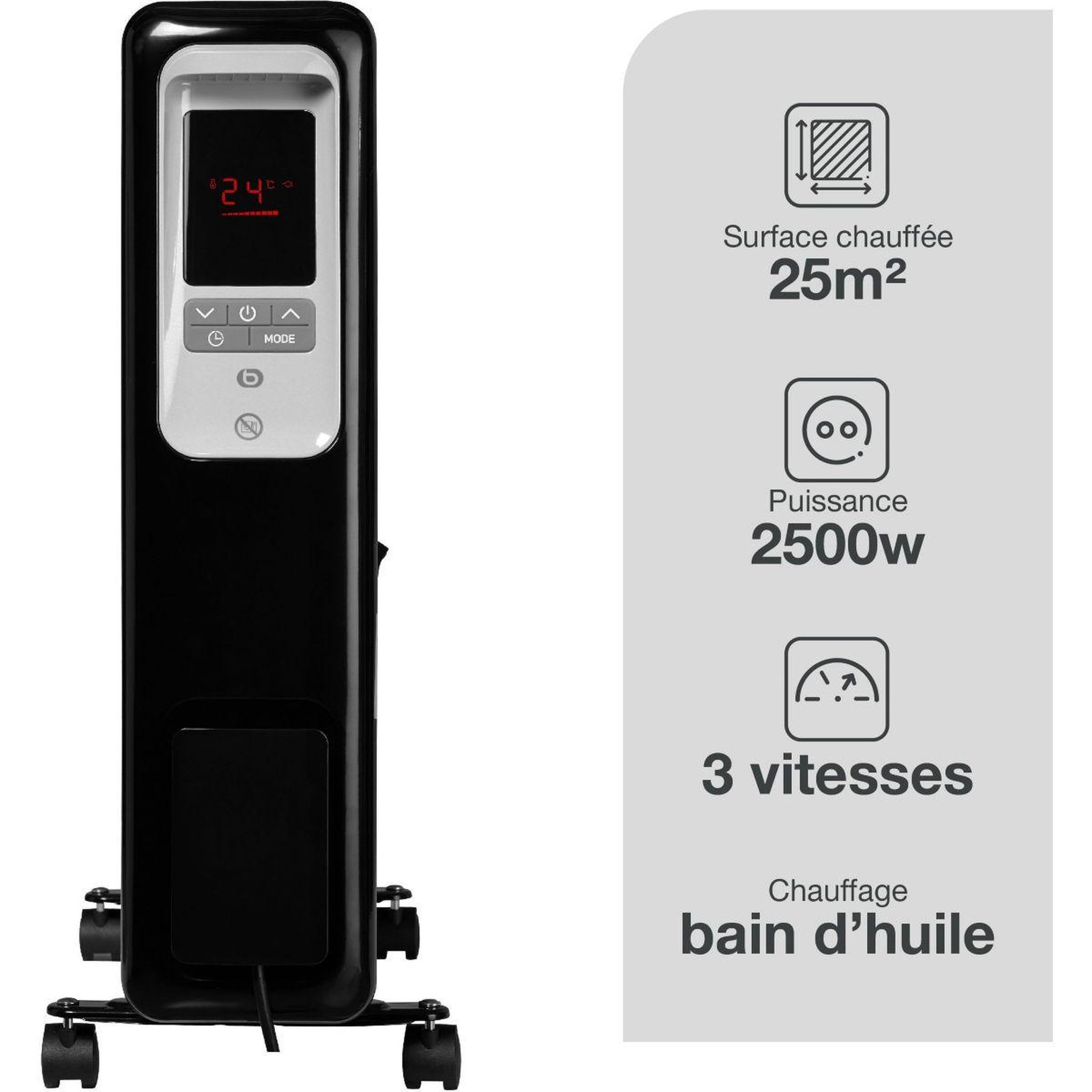 Voir la diapositive 2 : ESSENTIEL B Chauffage Bain d'huile ECHB933n