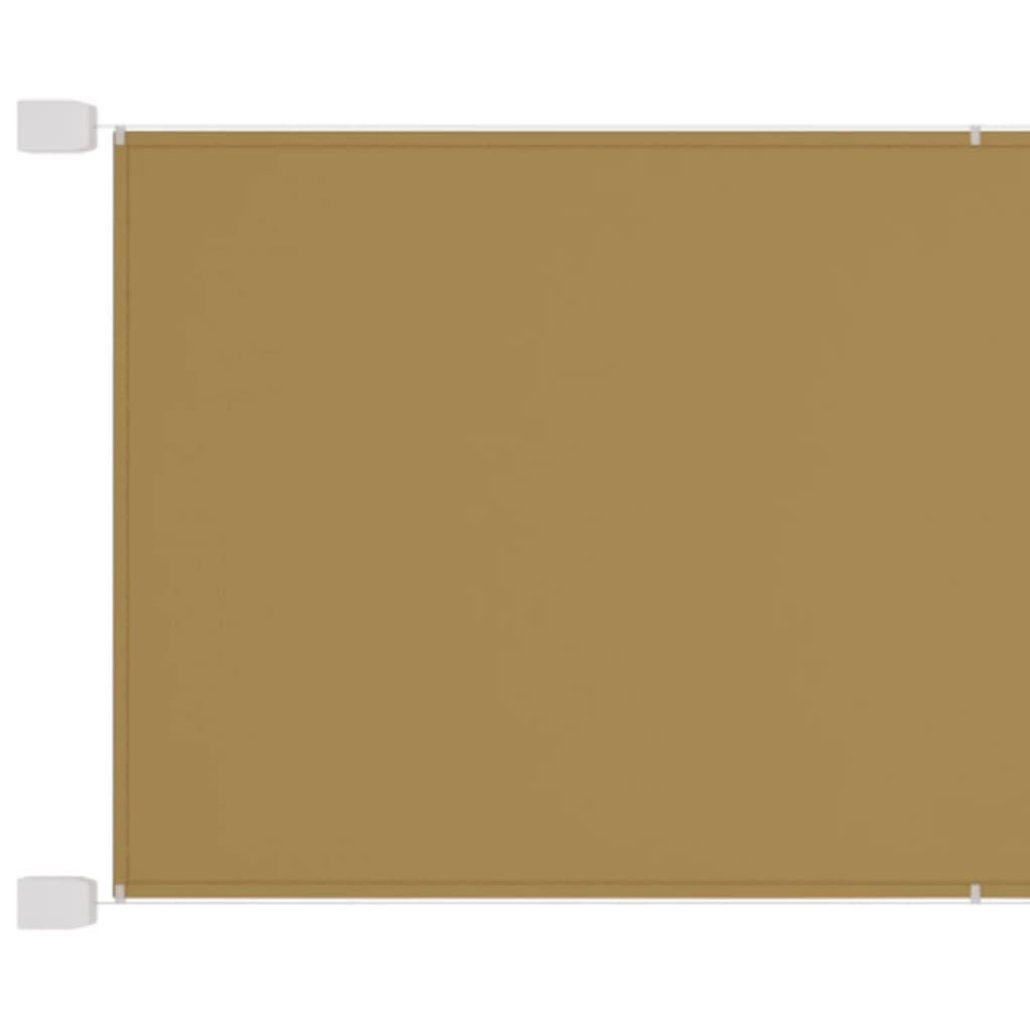 Voir la diapositive 2 : VIDAXL Auvent vertical Beige 140x600 cm Tissu oxford