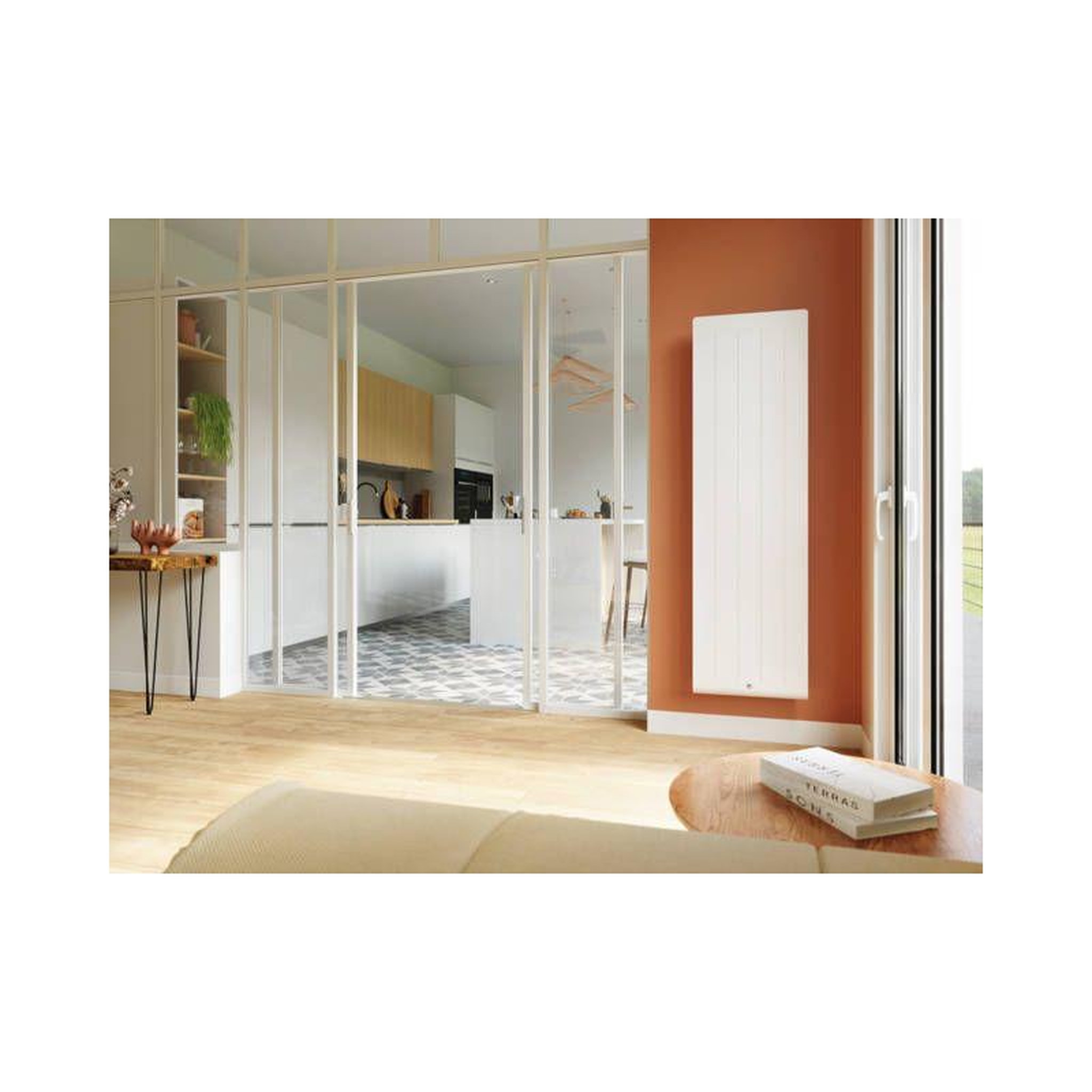 Voir la diapositive 2 : Thermor Radiateur électrique KENYA 4 blanc verticale 1500W THERMOR 414726