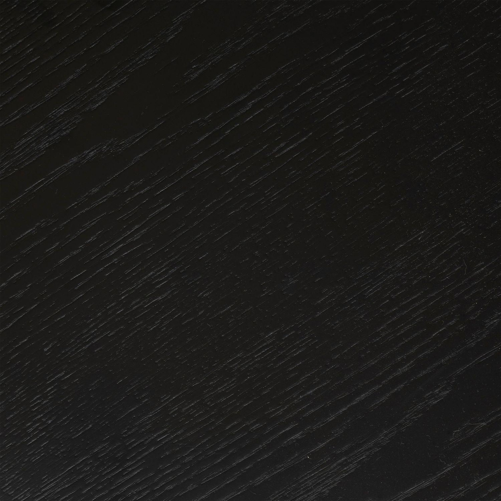 Voir la diapositive 4 : ATMOSPHERA Table à manger ronde en bois pour 4 personnes elias - noir