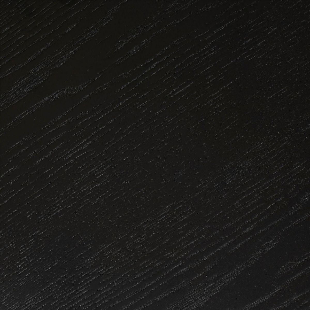 ATMOSPHERA Table à manger ronde en bois pour 4 personnes ELIAS - Noir