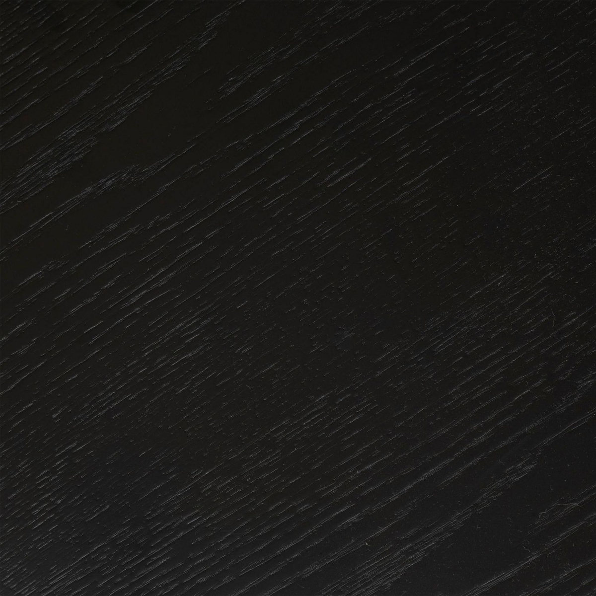 ATMOSPHERA Table à manger ronde en bois pour 4 personnes ELIAS - Noir