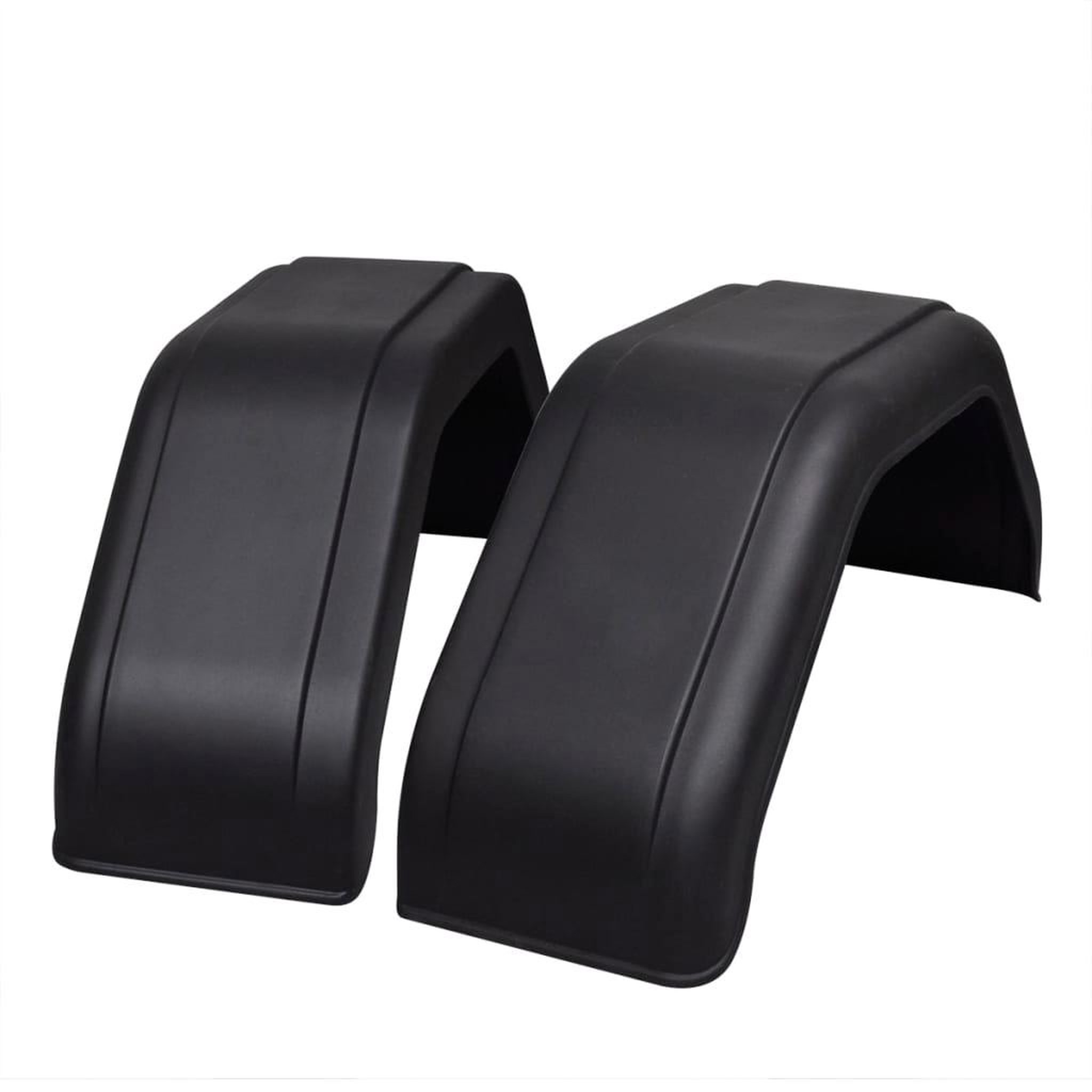 Voir la diapositive 1 : VIDAXL Garde-boue 2 pcs pour roues de remorque 220 x 760 mm