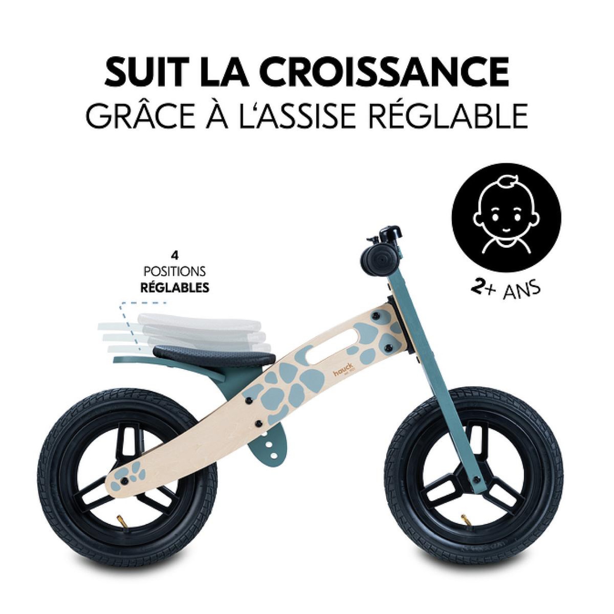 Voir la diapositive 3 : HAUCK Draisienne Balance N Ride Turtle