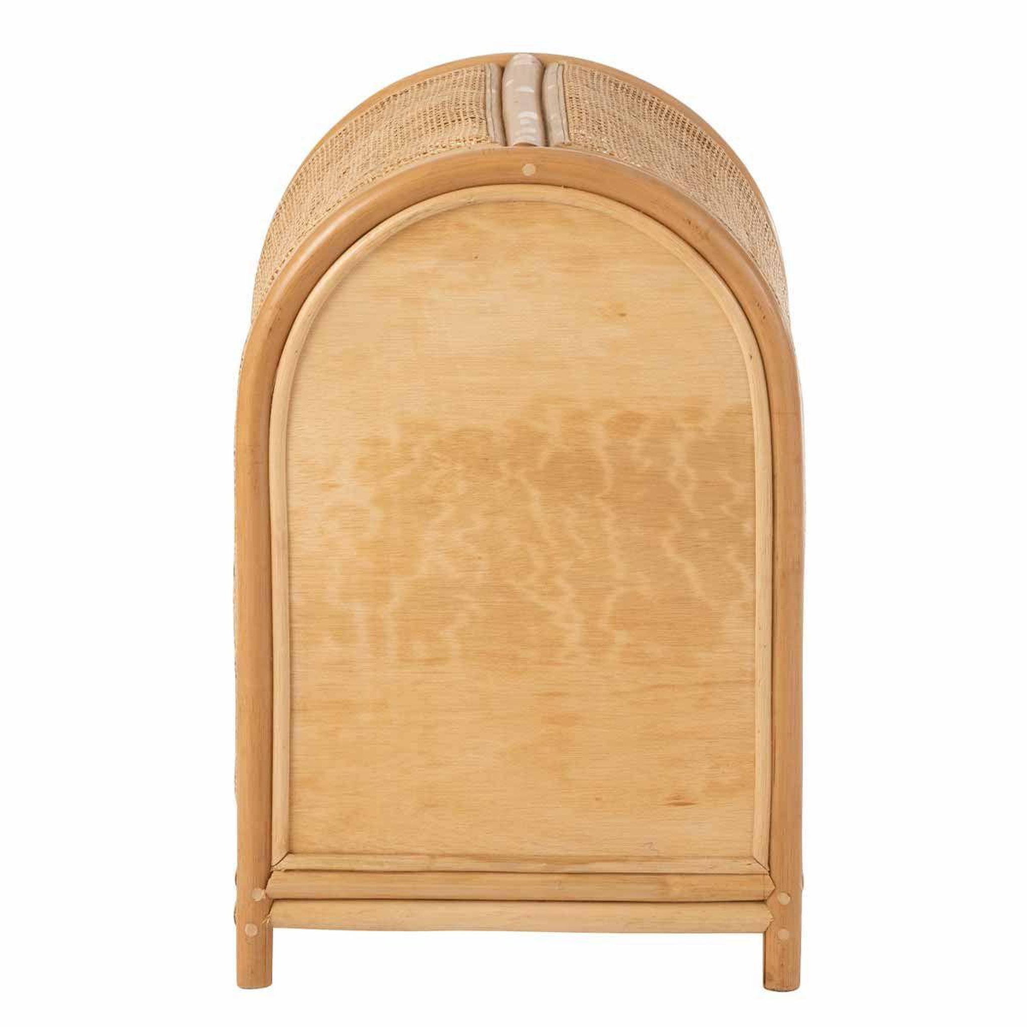 Voir la diapositive 4 : Paris Prix Étagère 1 porte en rotin  ellen  60cm naturel