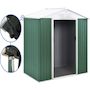 Voir la diapositive 1 : Habitat et Jardin Abri de jardin métal -  Rosas   -  2,71 m² avec gouttière - Vert