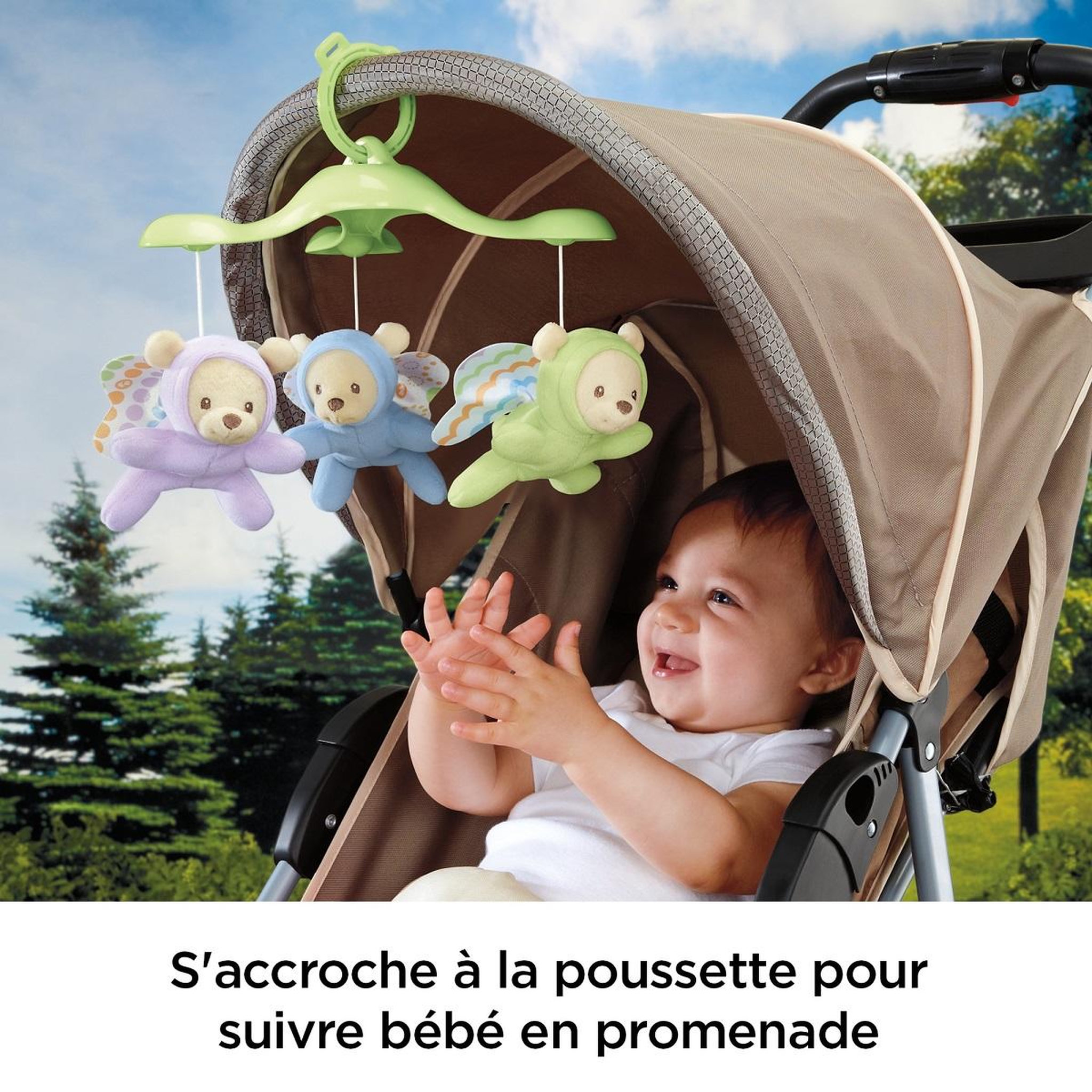 Voir la diapositive 5 : Fisher price Mobile doux rêves papillons 