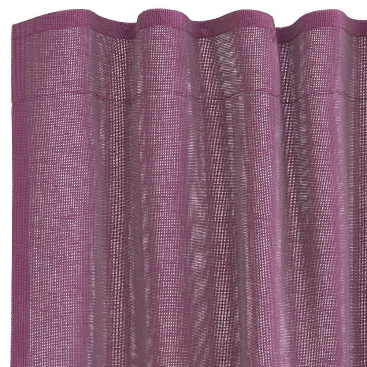 VIDAXL Rideaux en voile avec boucles 2 pcs violet 140x225 cm